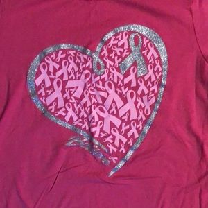 Breast Cancer Support T - shirt size Medium